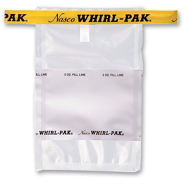 Nasco Sampling Whirl-Pak® Bag, Write-On, 2 oz, 3" x 5"
