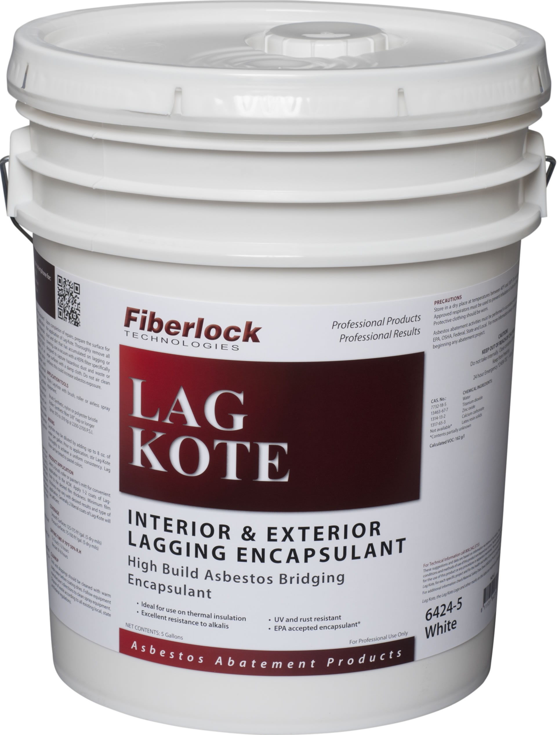 Fiberlock Lag-Kote Int/Ext Lagging Encapsulant (5 gal.)