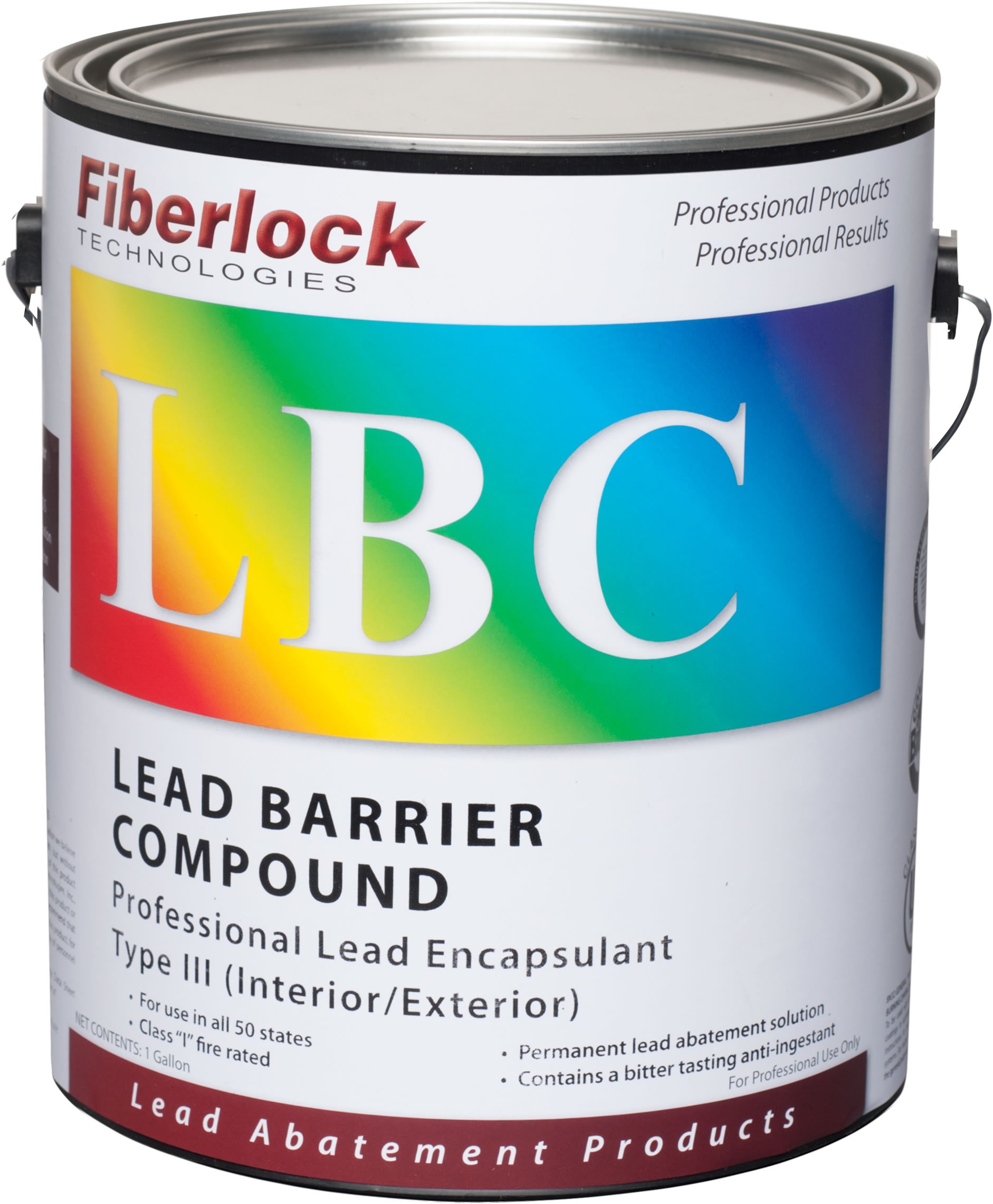 Fiberlock LBC Type III Industrial Lead Encapsulant - White, 1 gal. (4/case)