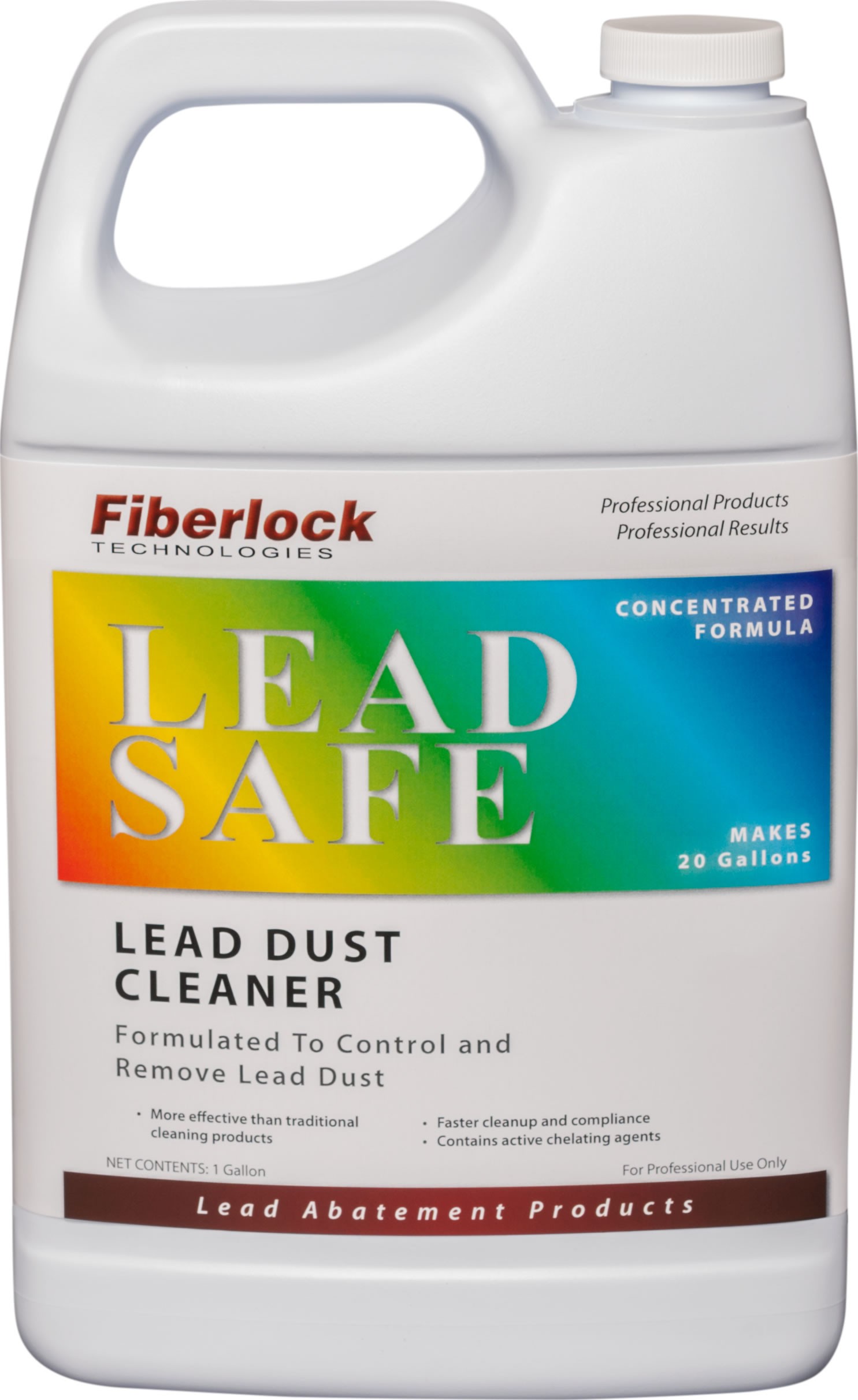 Fiberlock LeadSafe Cleaner - Lead Dust Cleaner, 1 gal. (4/case)