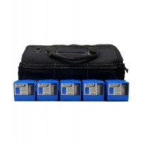 Sensidyne Gilian BDX-II 5-Pump Kit with ems 5 station charger in 20" CANVAS WORK BAG w/custom foam