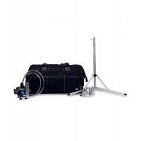 E6 Sampler Kit w/Impactor, e-MaxX® IAQ Pump, Rotameter, Stand & in 20" CANVAS WORK BAG w/custom foam